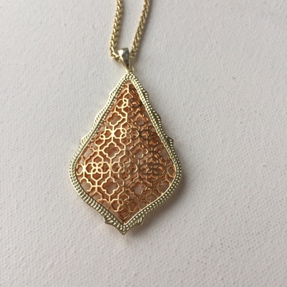 Kendra Scott Aiden Long Pendant Necklace - Picture 1 of 7